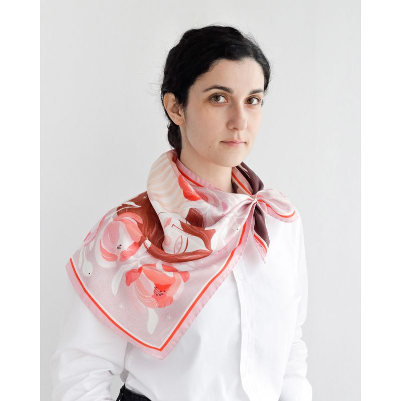 Daydreaming Small Silk Scarf image