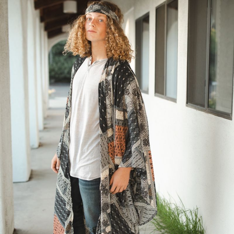 Earl Grey Scarf Kimono image