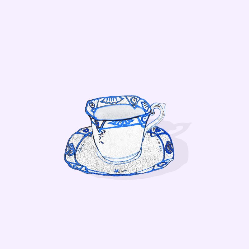 Signed Print The Teacup Medium image