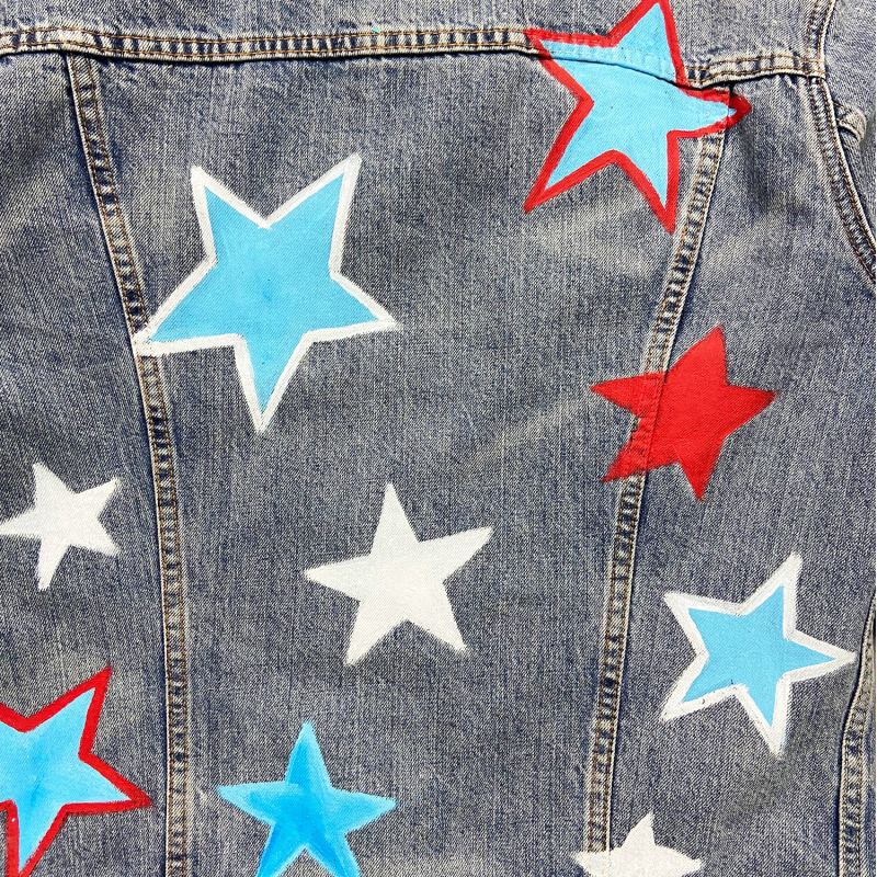 Painted levis top