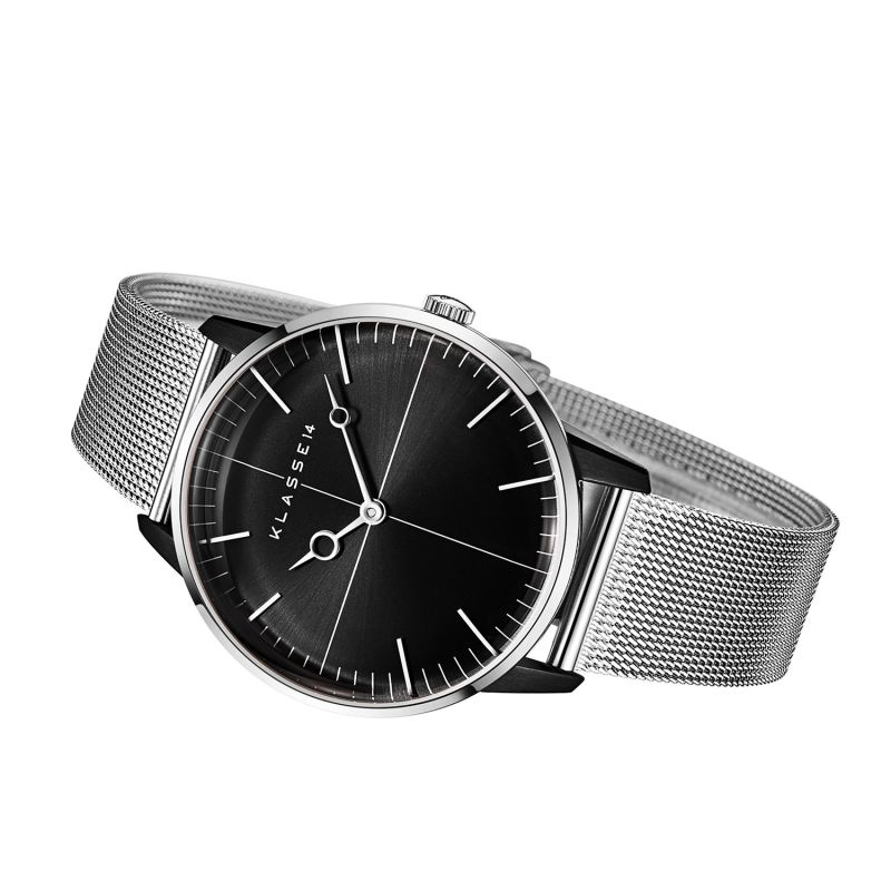 Disco Volante Silver Black Mesh 36Mm image