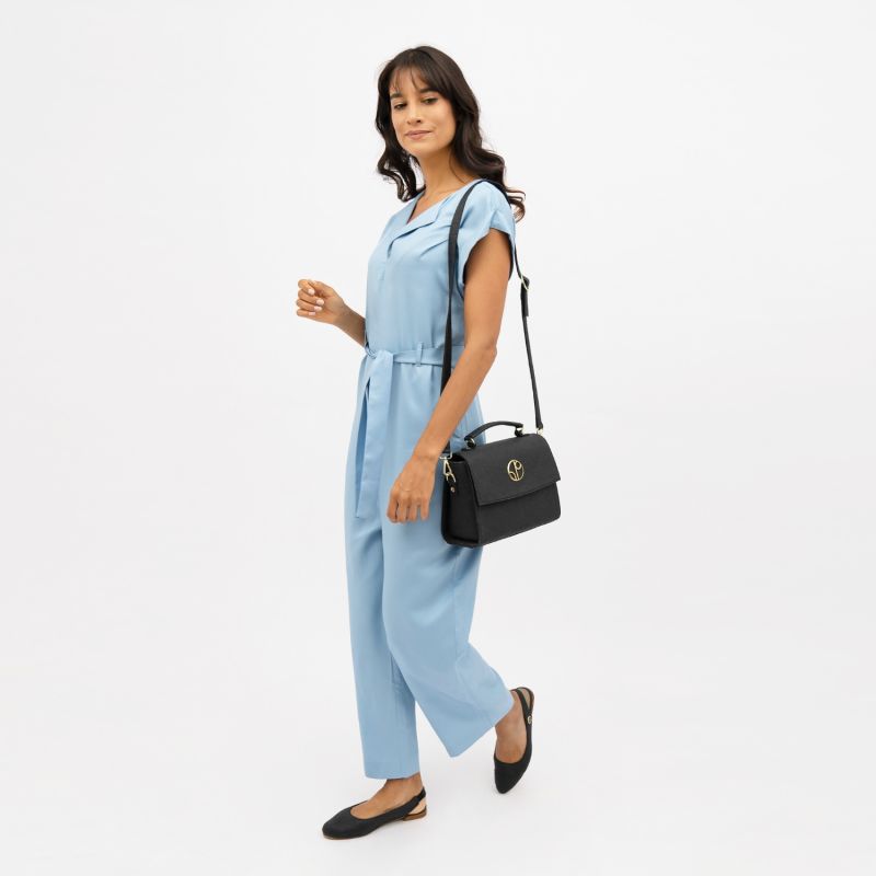 Dakar Tencel Straight Leg Jumpsuit In Sommerhus Blue image