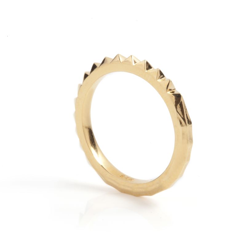 Crocodile Ring Gold image