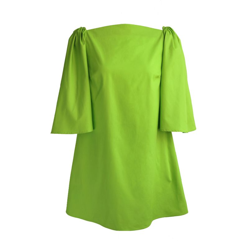 Delphine Mini Dress - Lime Green image