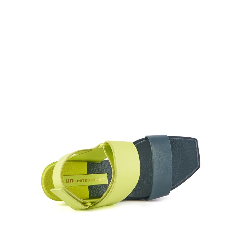 Delta Wedge Sandal - Cyber Lime image