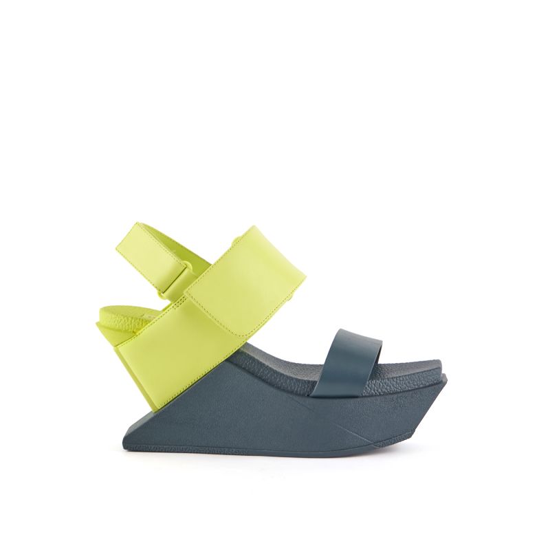 Delta Wedge Sandal - Cyber Lime image