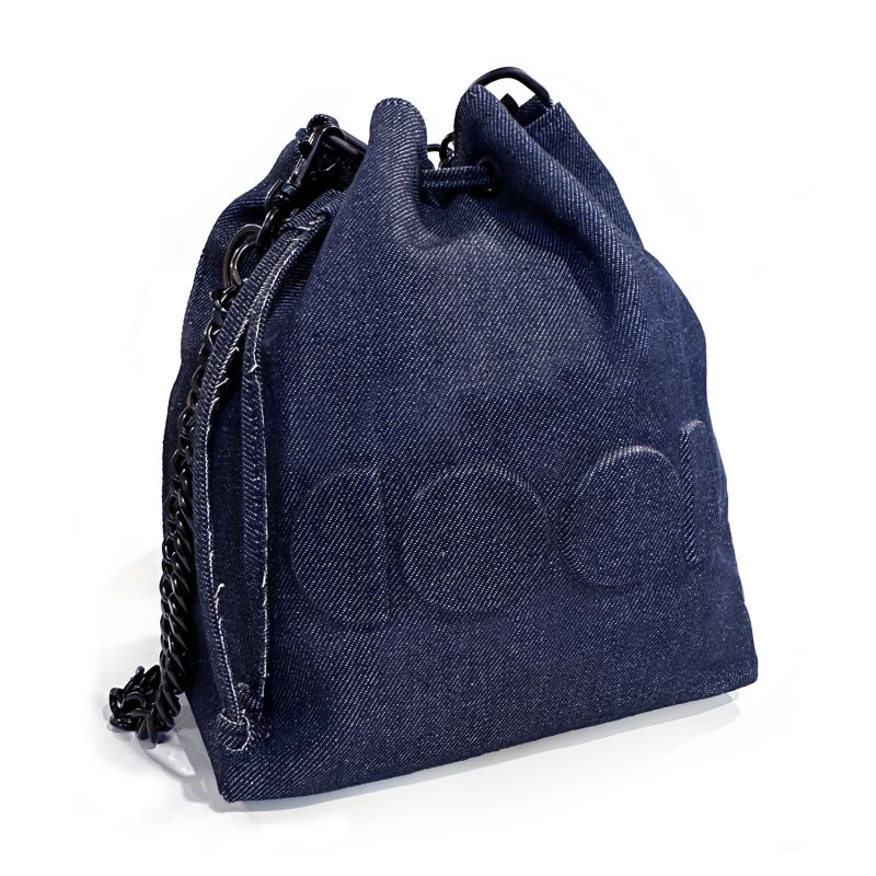 Denim Bucket Bag image