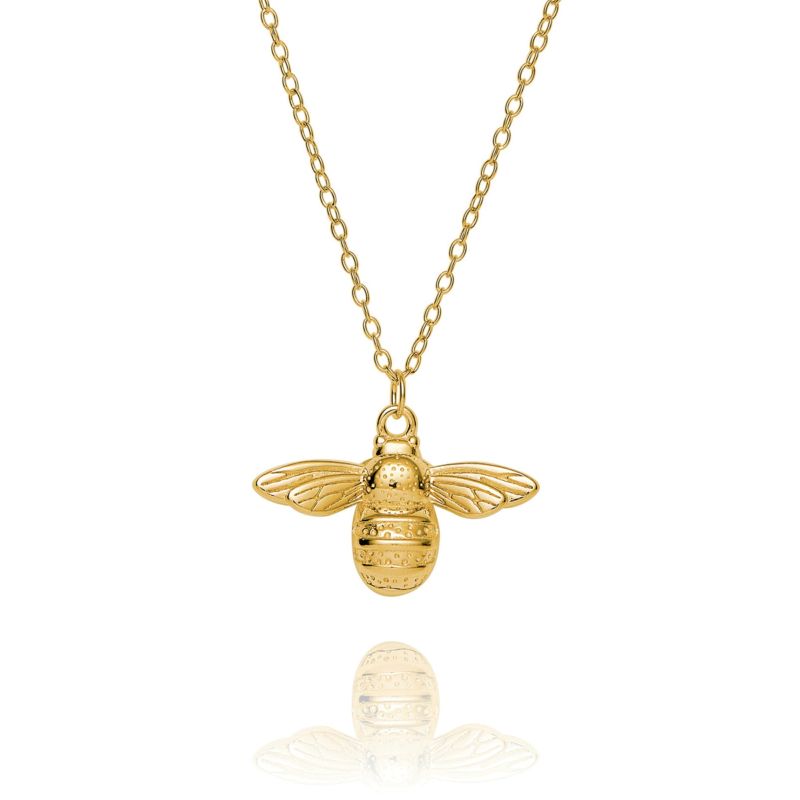 Gold Queen Bumblebee Necklace image