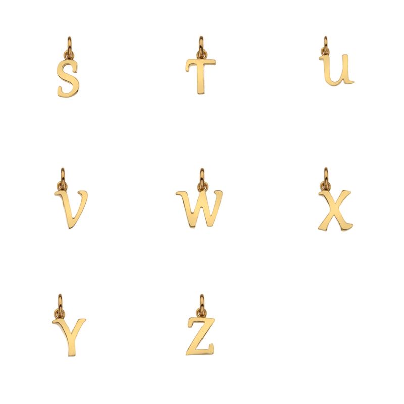 Audley 9Ct Yellow Gold Alphabet Pendant image