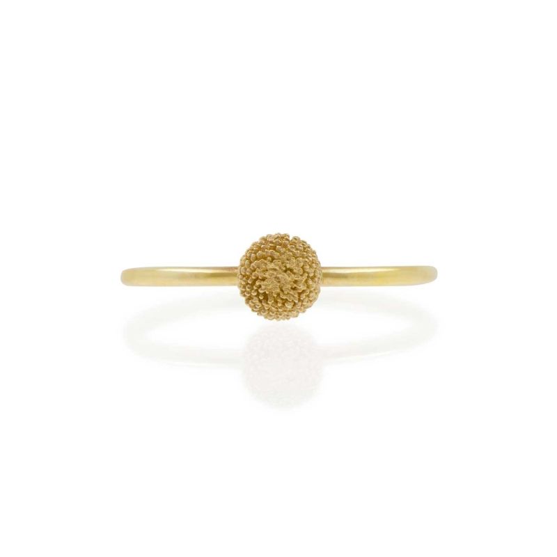 Dahlia Stacking Ring – Gold image