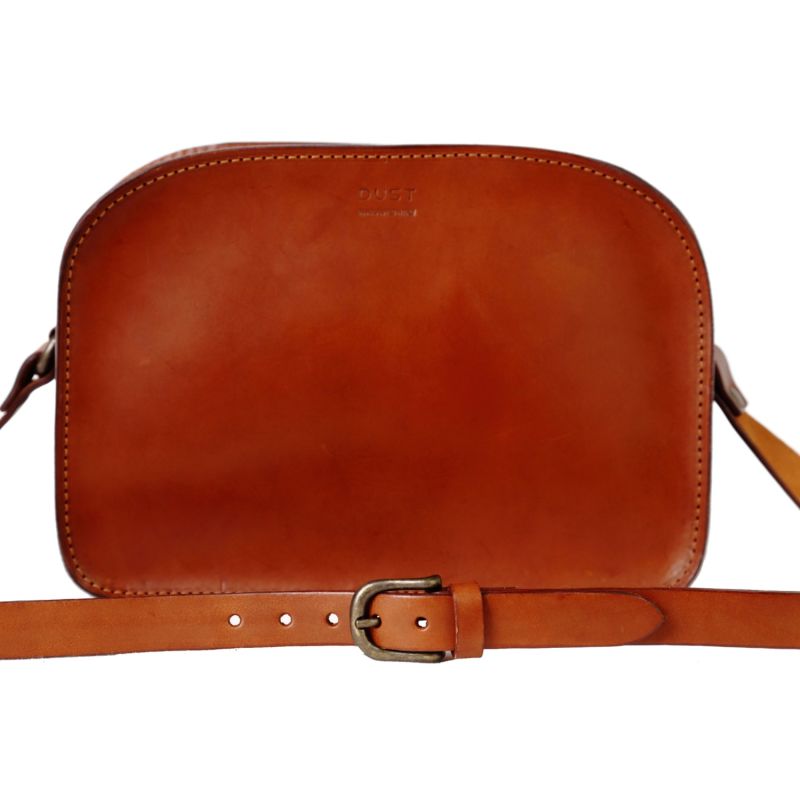 Leather Crossbody In Cuoio Brown image