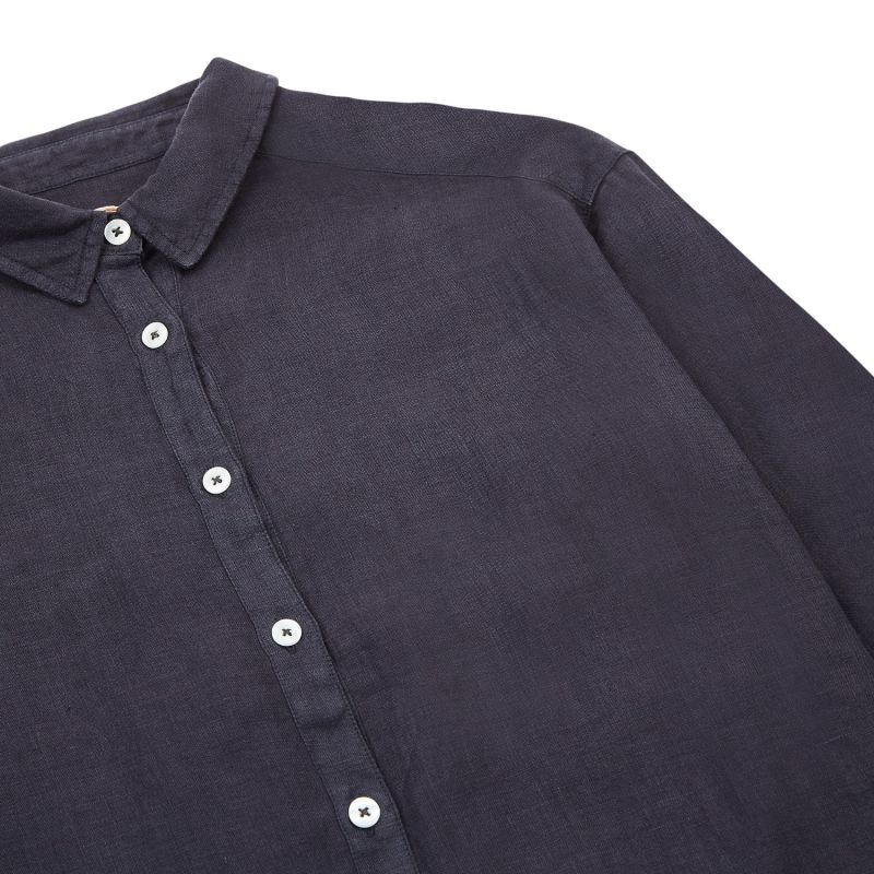 Women's Linen Shirt - Charcoal image