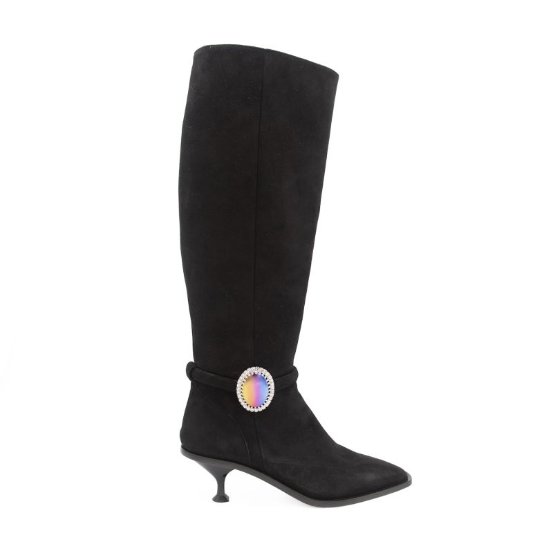 Diana Tall Boot Black Cashmere Valentina Rangoni Wolf & Badger