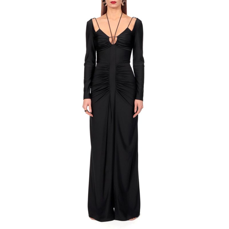 Dianna Maxi Black Maxi Evening Dress image