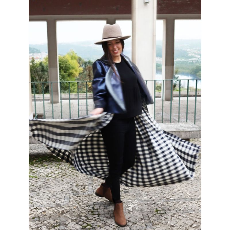 Didier - Blue & Silver Jacket With Removable Skirt image