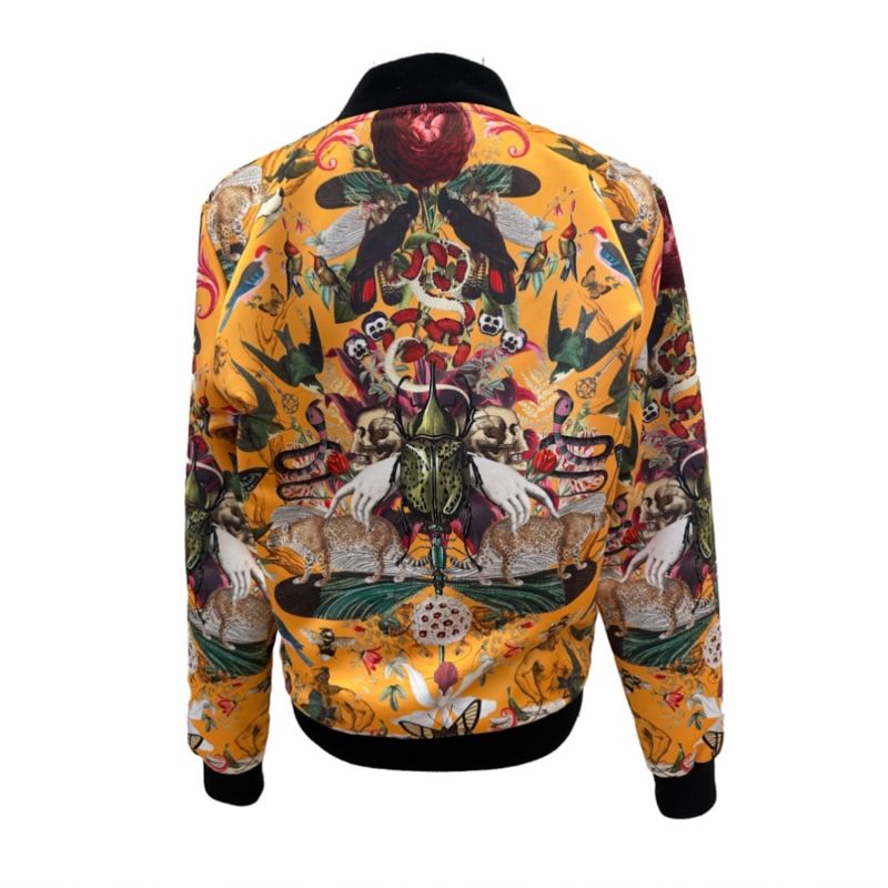 Divine Curio Satin Bomber Jacket image