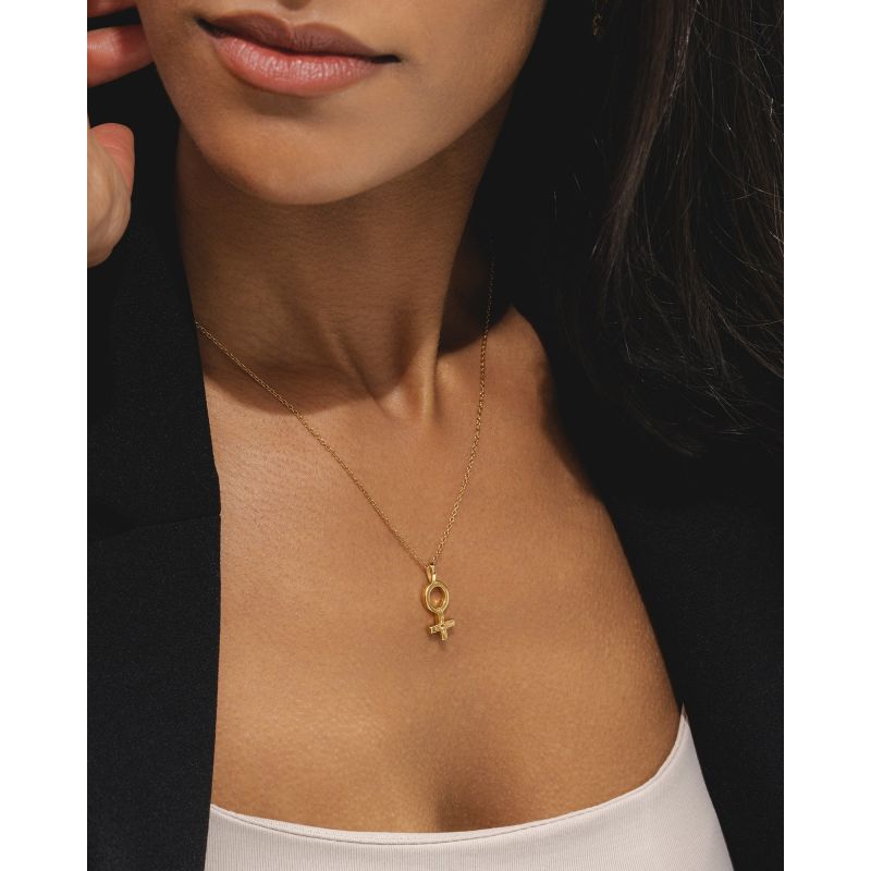 Female symbol pendant top