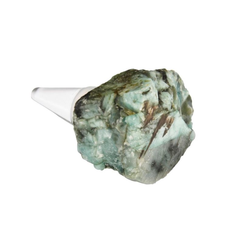 Bottle Stopper - Raw Emerald image