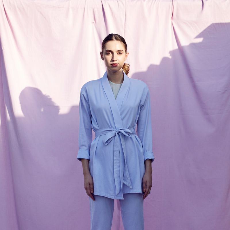 The Tiwa Kimono In Lilac image