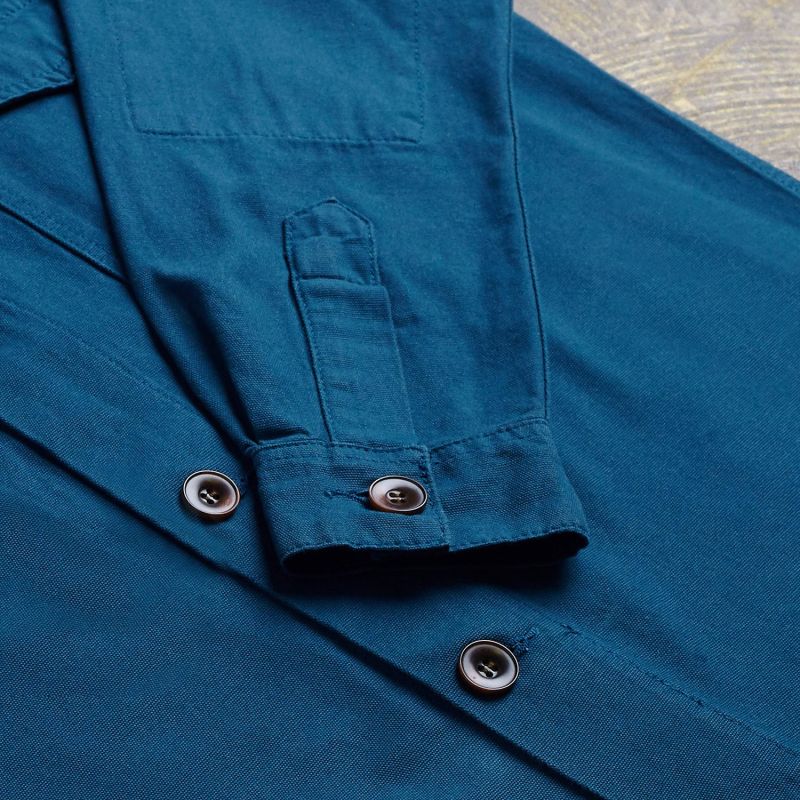 The 3003 Buttoned Workshirt - Blue image