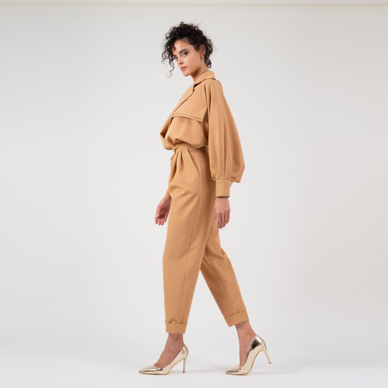 Camel Maxi Jumpsuit image