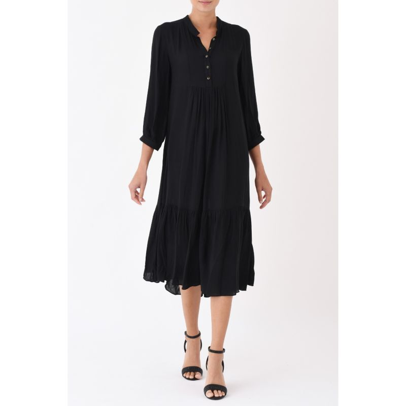 Claude Dress Black Rayon image