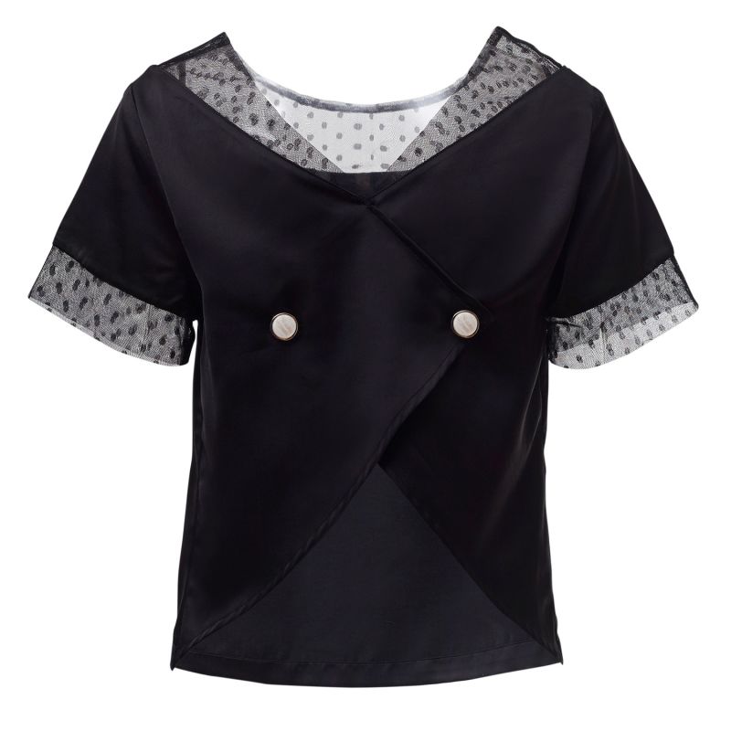 Blizzard Blouse Black image