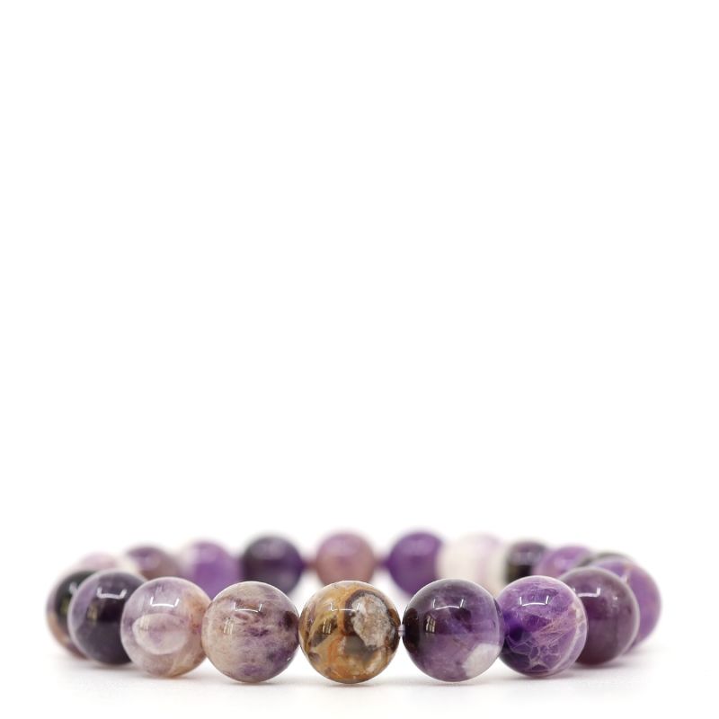 Dog Tooth Amethyst Beaded Bracelet image