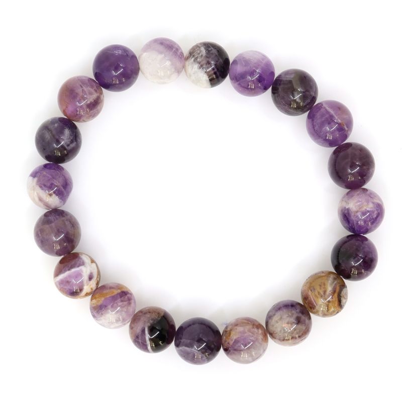 Dog Tooth Amethyst Beaded Bracelet image