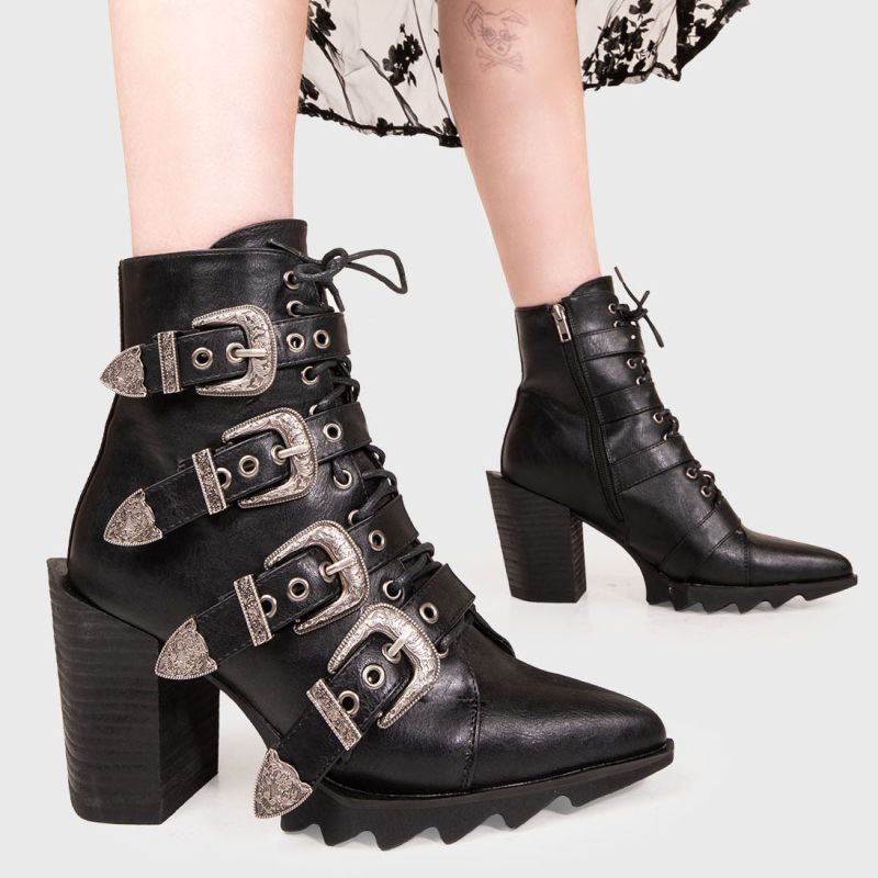 Don't Even Western Ankle Boots image