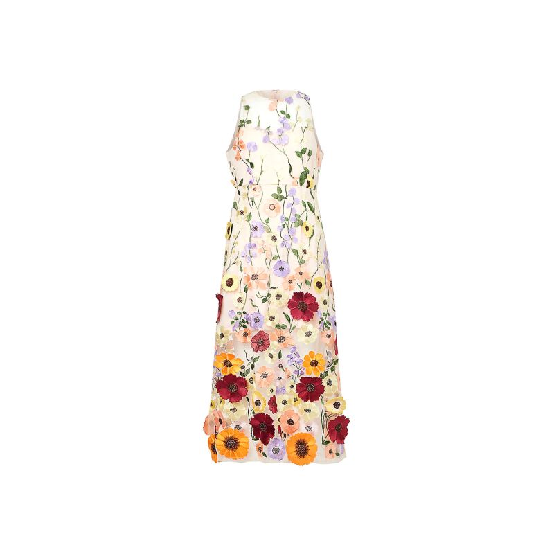 Dorothy Floral Motif Maxi Dress image