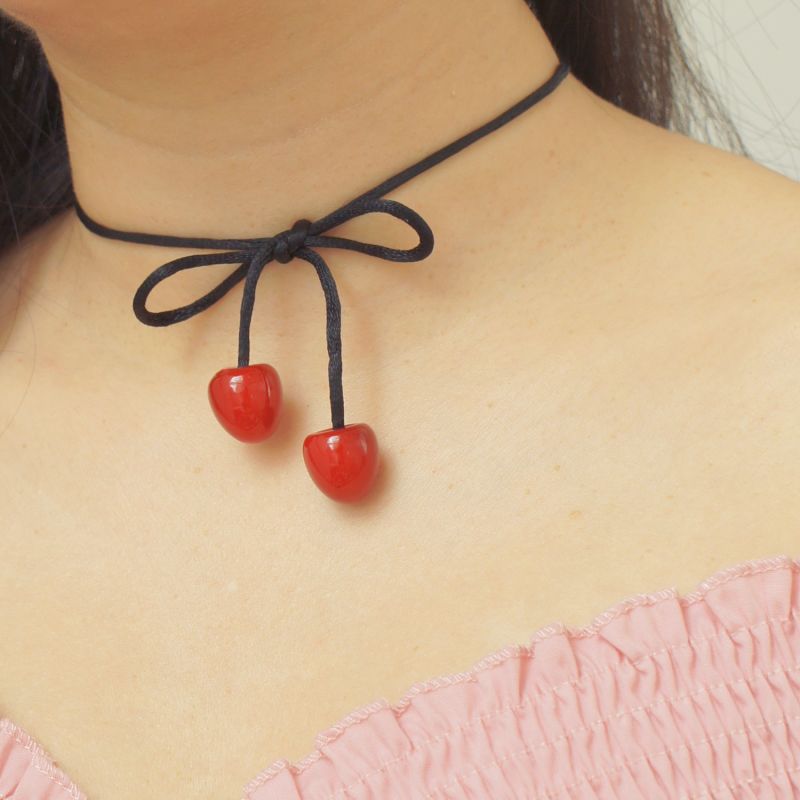 Double Cherry Open-End Choker image