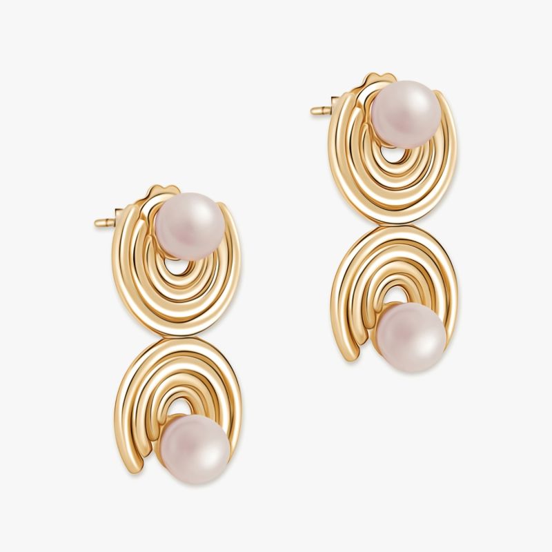 Double Shell Earrings image