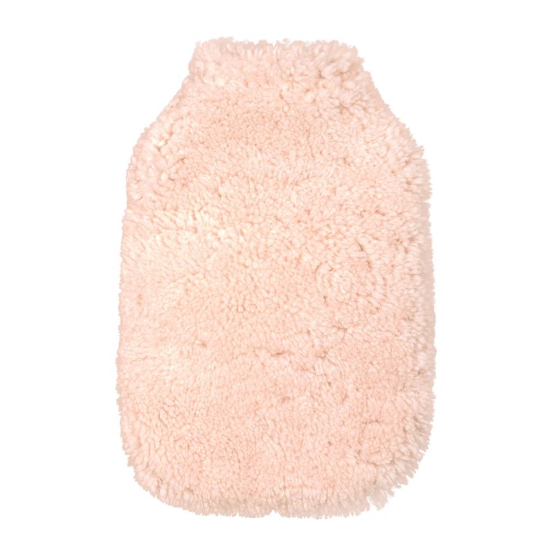 Sheepskin Curly 800ml Hot Water Bottle Cover - Moonlight Swedish image