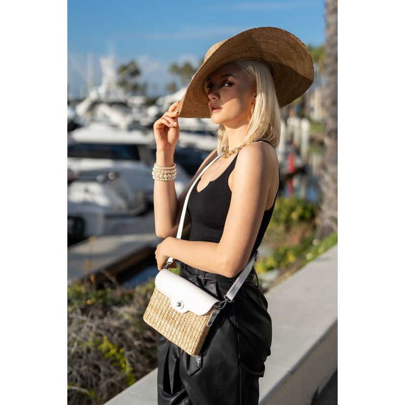 Ella Wallet White Crossbody image