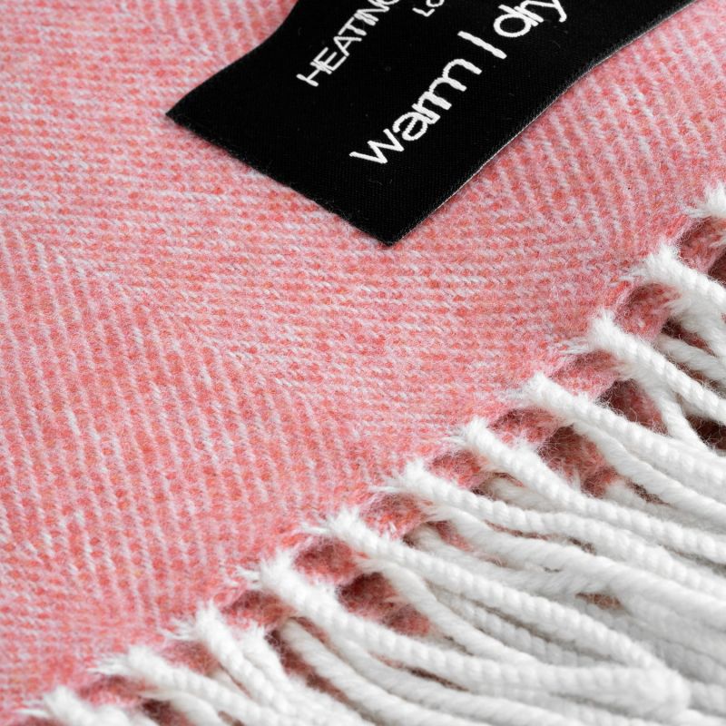 Daydreams - Merino Lambswool Throw - Pink & Purple image