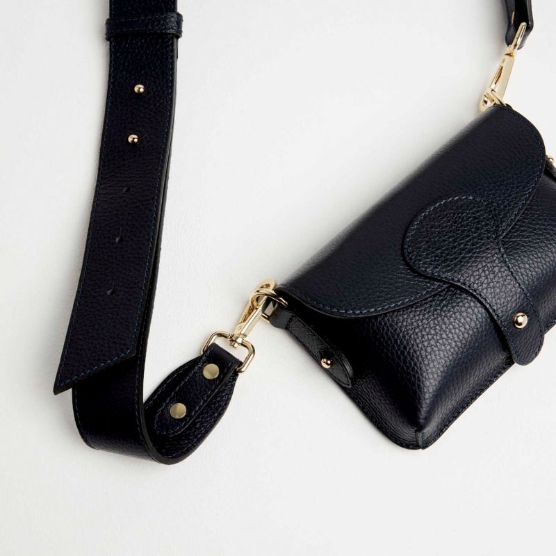 Luca Small Crossbody Bag In Black image