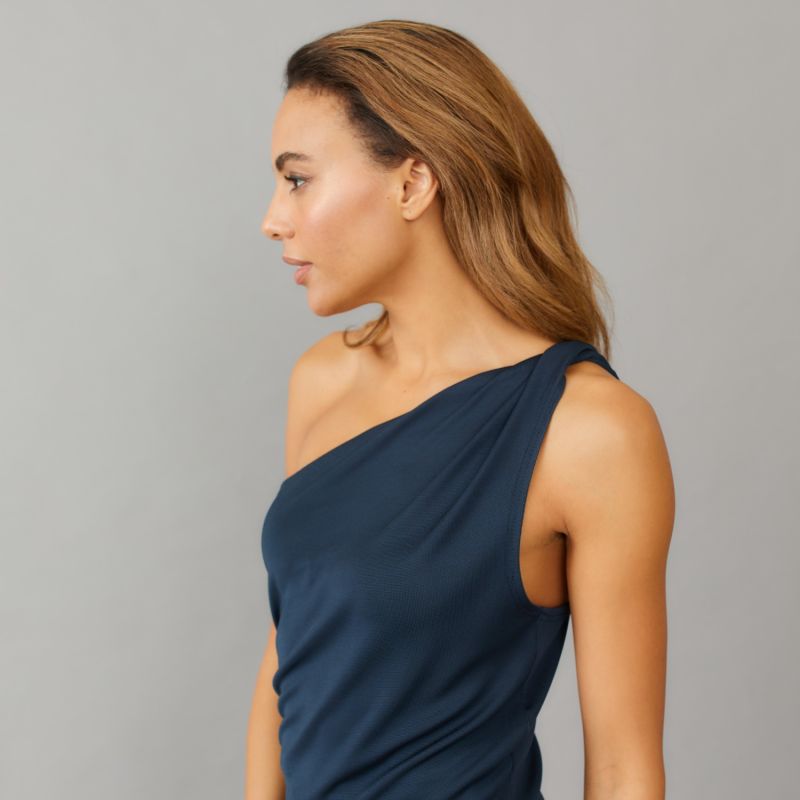 Generation X Blue Twist Shoulder Top image