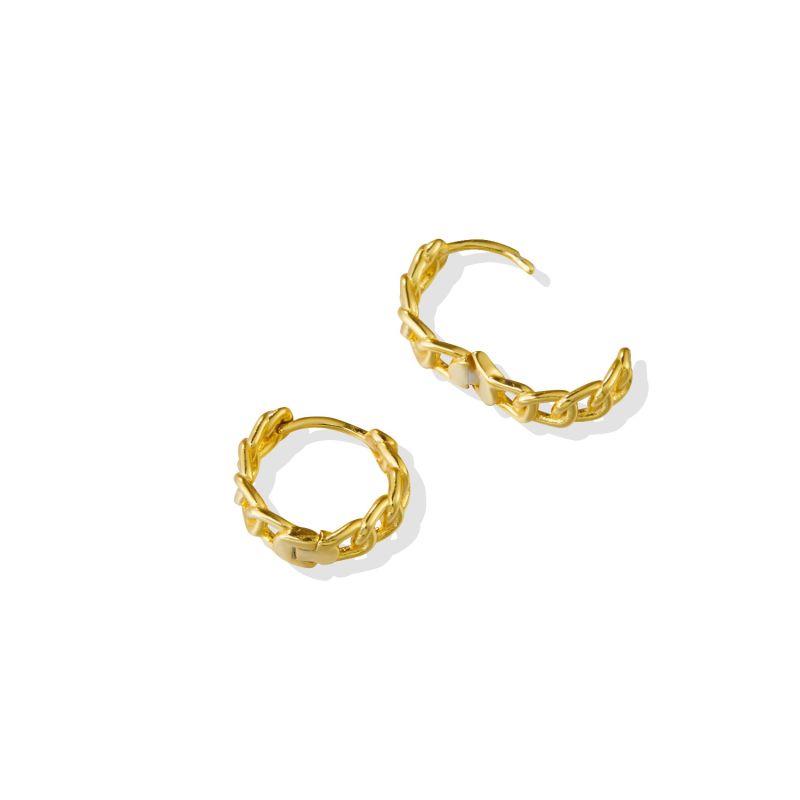 Cerro Hoop Earrings - 18K Gold Vermeil image