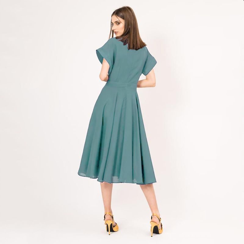 Midi Light Blue Cocktail Dress image