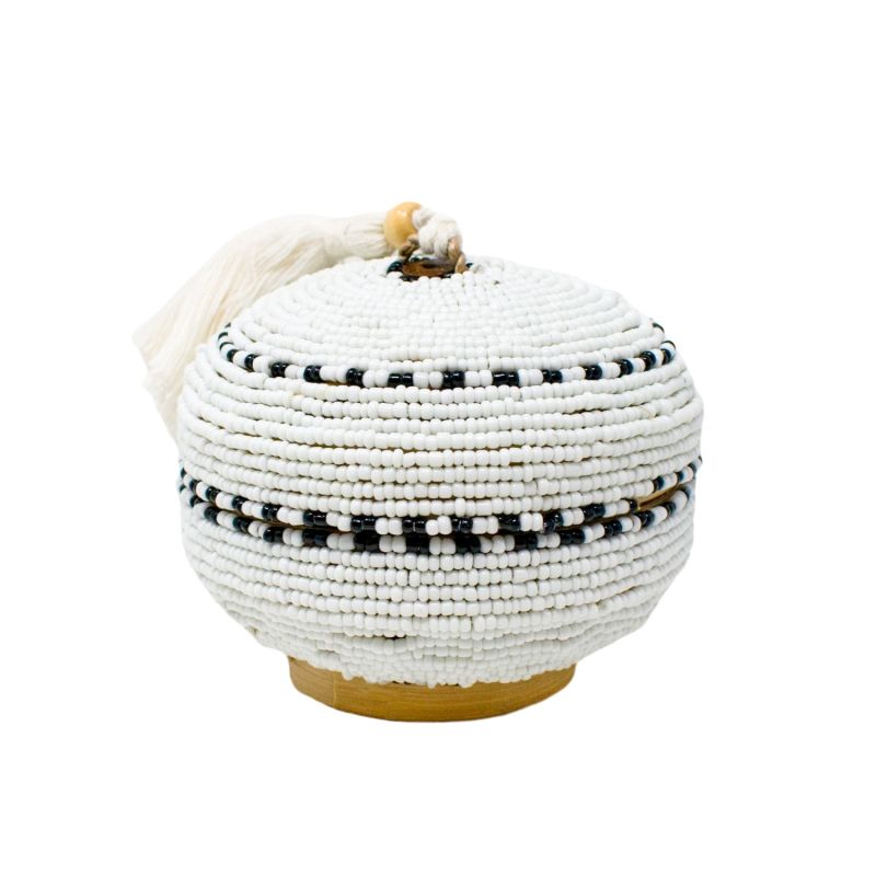 Wish Granted Tassel Bowl - White image