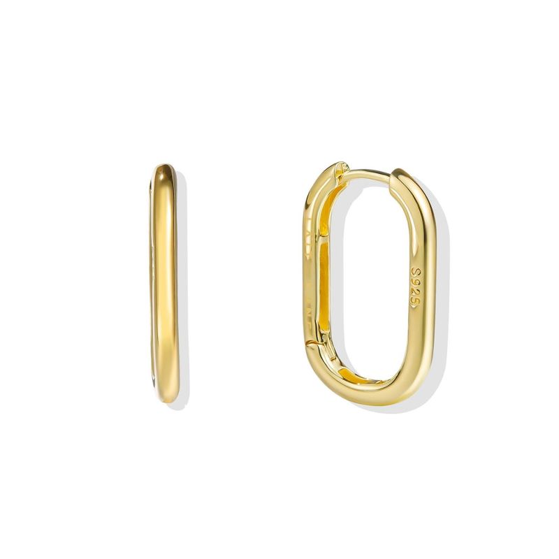 Pyla Hoop Earrings - 18K Gold Vermeil image