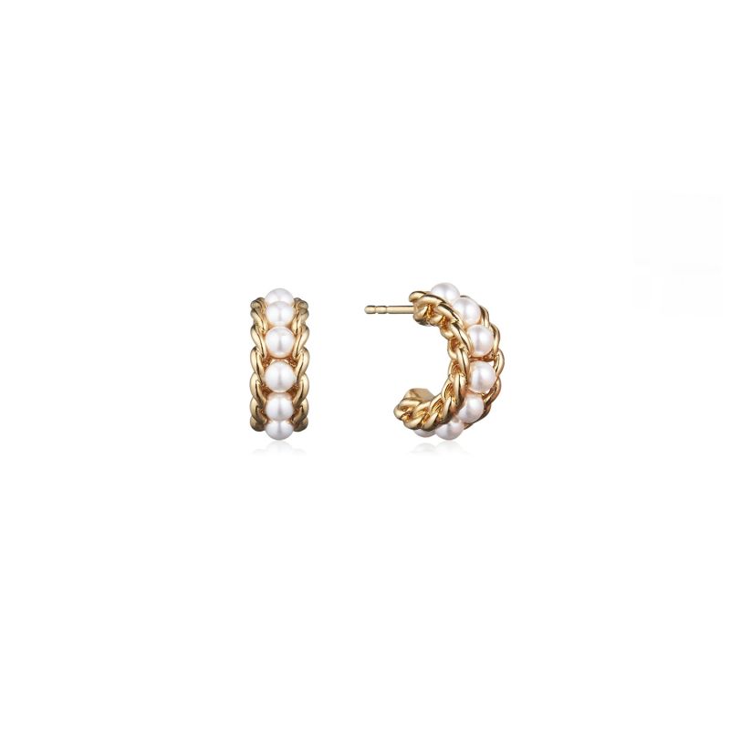 Gentler Unit Pearl Earrings (Half) image