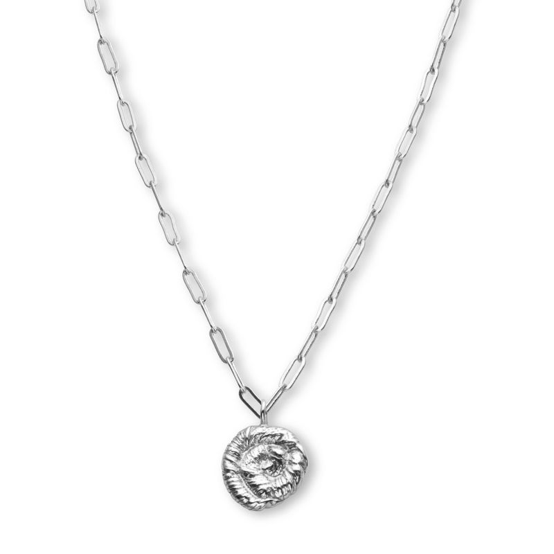 Nautilus Pendant Necklace Silver image
