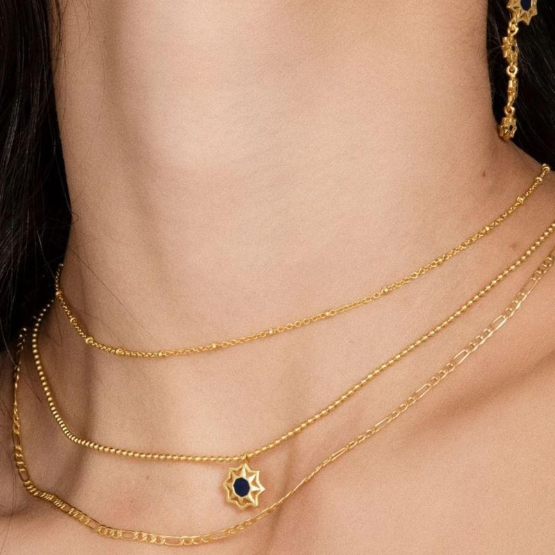 Triple Gold-Plated Rhapsody Necklace image