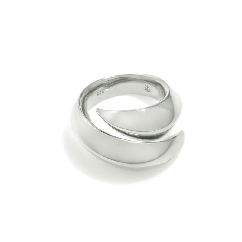 Vampire Claw Ring Silver image