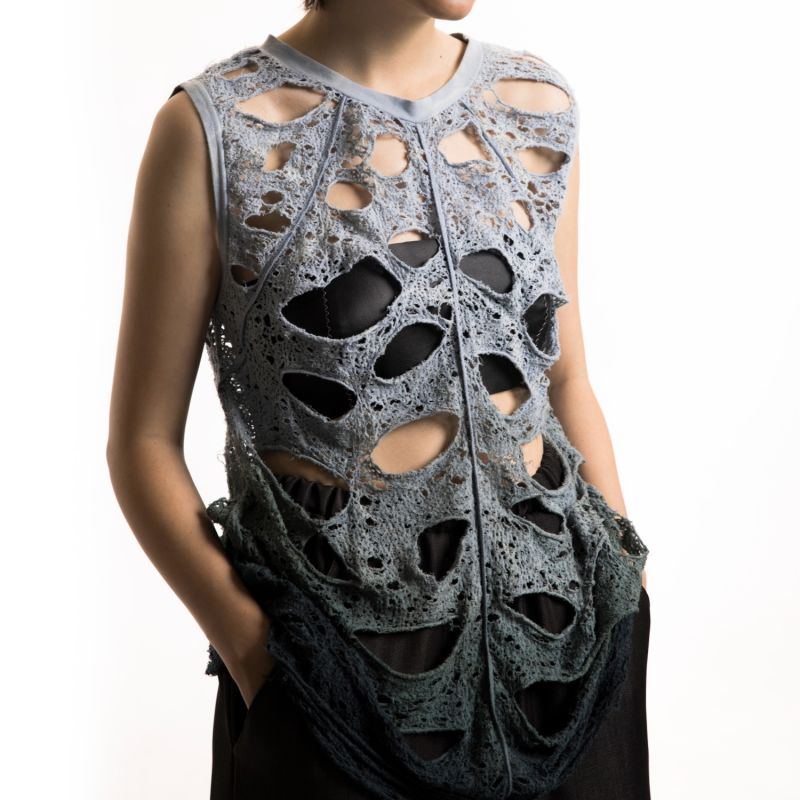 Perforated Tunic Top image