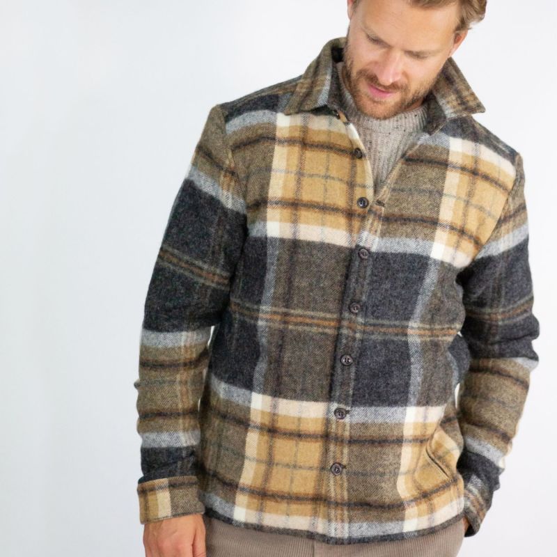 Wool Blanket Shirt Barney Peregrine Wolf & Badger