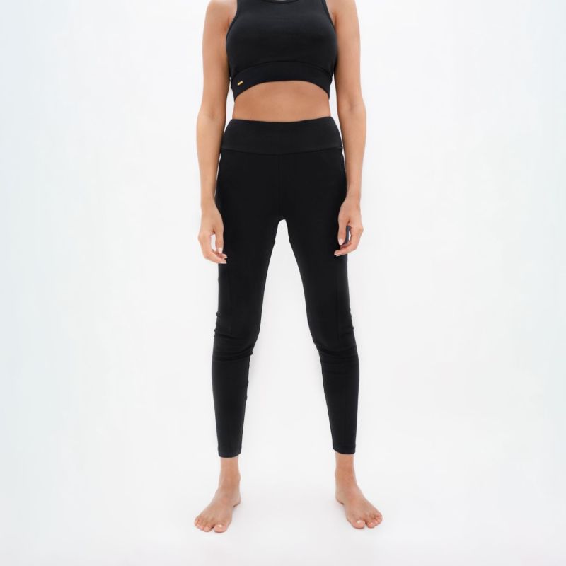 Munich - Pyratex Organic Cotton Leggings - Black Sand image