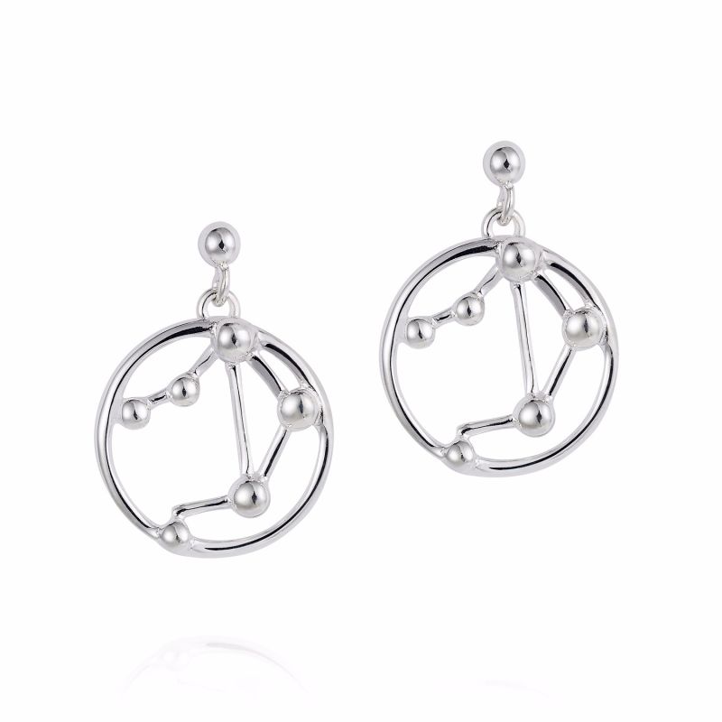 Libra Astrology Drop Studs image